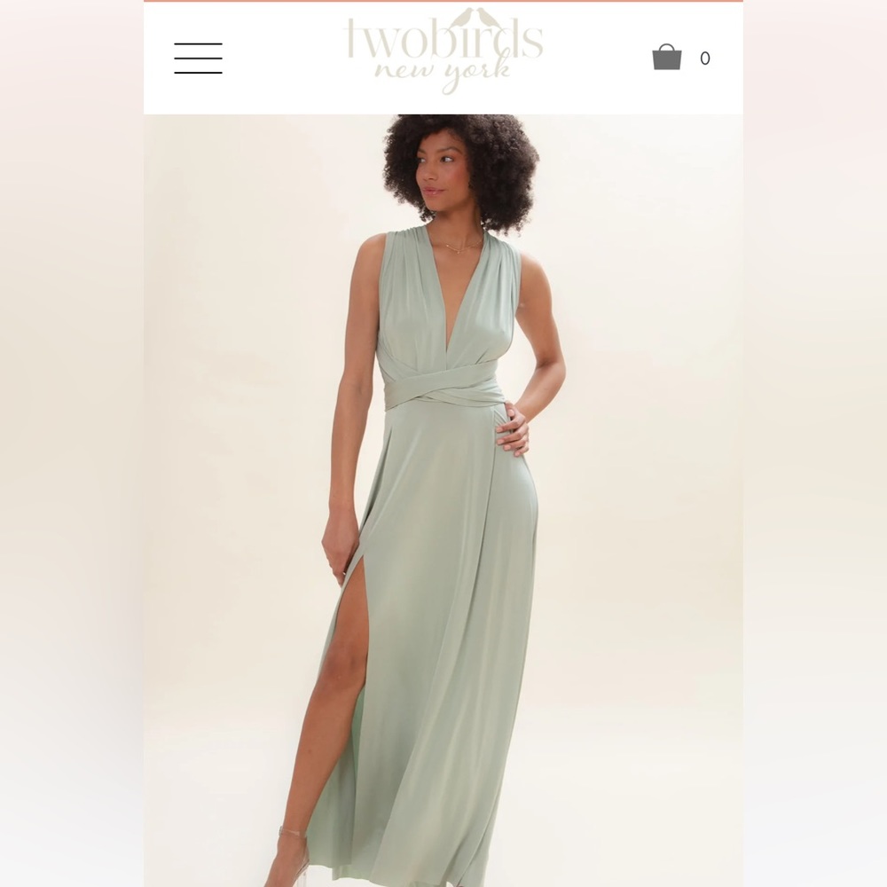 Bridesmaid dress from two birds